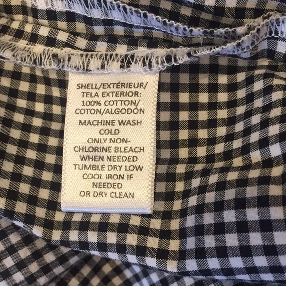 Ann Taylor LOFT Black and White Wrap/Tie Blouse - Picture 5 of 5